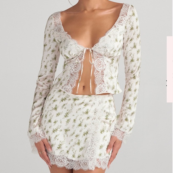 Dresses & Skirts - House of CB green floral set